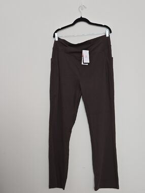 Baleaf Dark Brown Leggings with Side Pockets